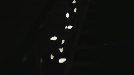 canada - beautiful small lights at night - closeup shot