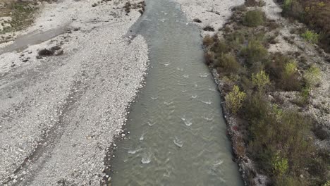 arda river in val tolla, lugagnano d'arda, piacenza, italy, static shot
