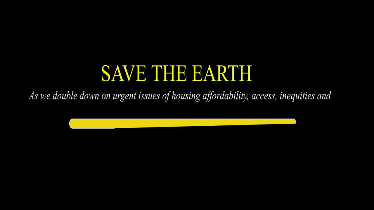 Save the earth climate change campaign