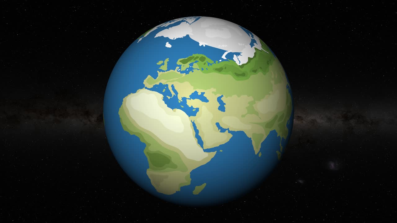 베이루트로 확대된 시스를 묘사하는 애니메이션