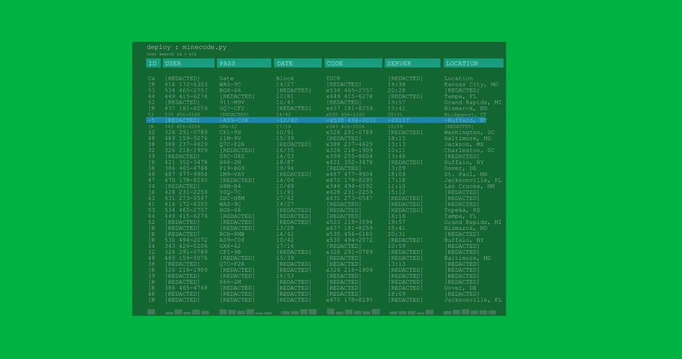 Animação digital de interface de computador, processamento de dados e codificação de programação