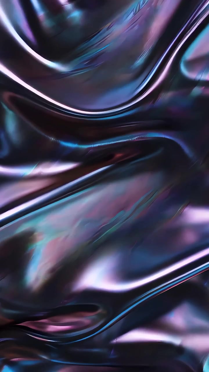 Abstract Metallic Waves Background 4K