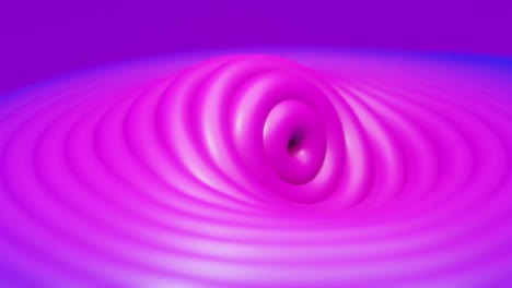 hypnotic disco spinning rings. abstract pink glossy rings twirl changing shape. 3d blurred gradient decoration animation video seamless loop.