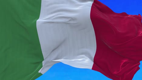 la bandera italiana.