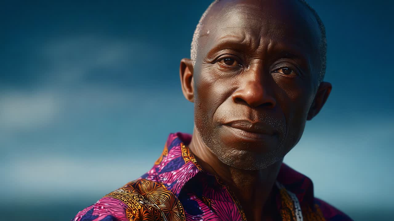 아프리카 사람 의 초상화