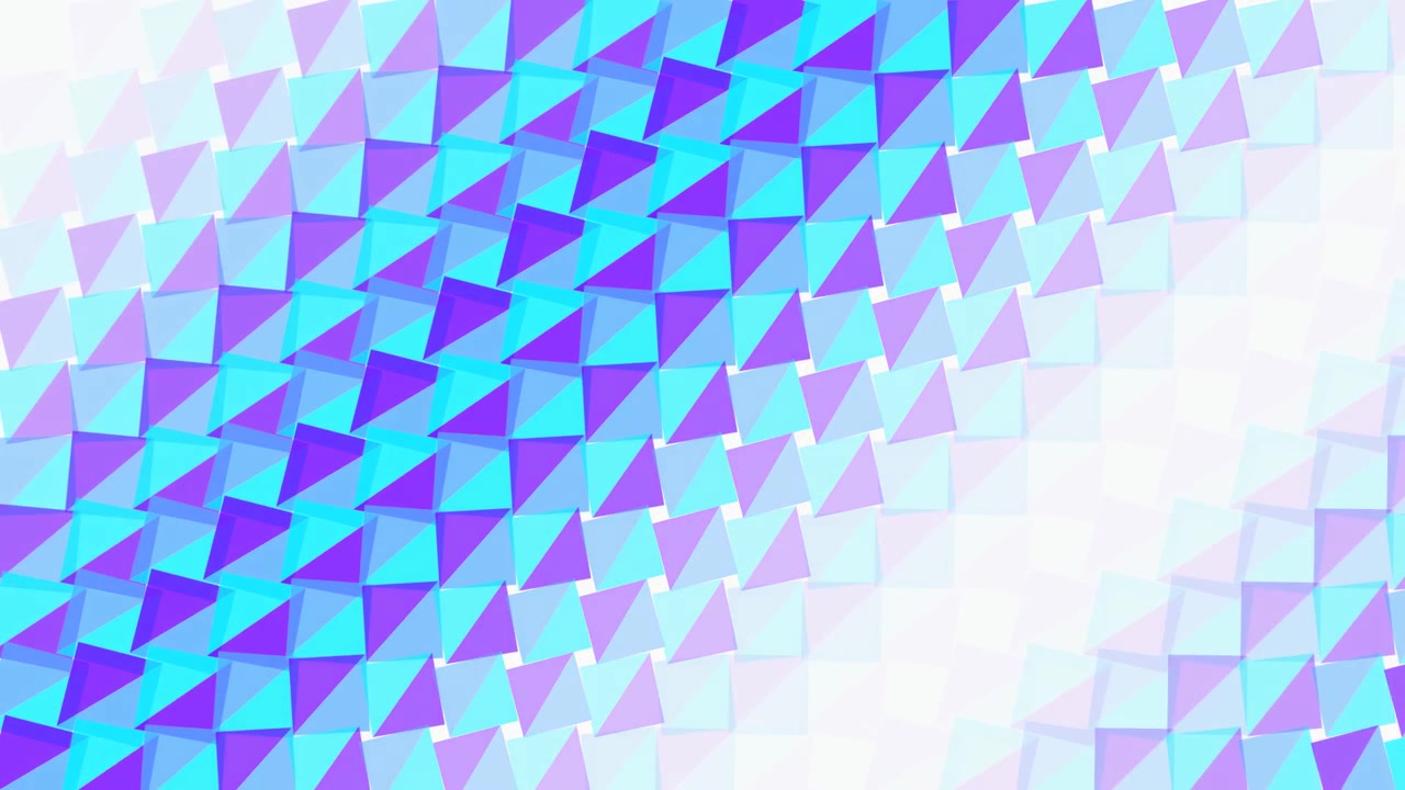 Abstract Background with Moving Blue and Purple Geometric Triangles