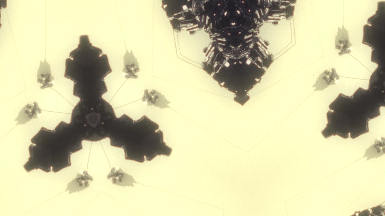 Abstract kaleidoscope animated pattern