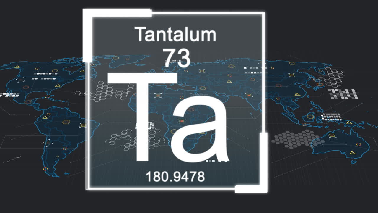 animación de elementos y mapa del mundo con iconos en fondo negro