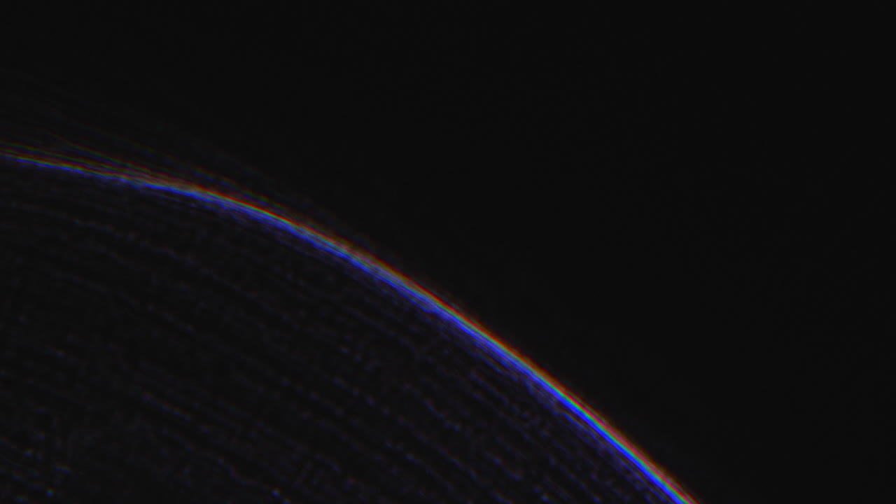 배경 빛 굴절, 회전 - 클로즈업