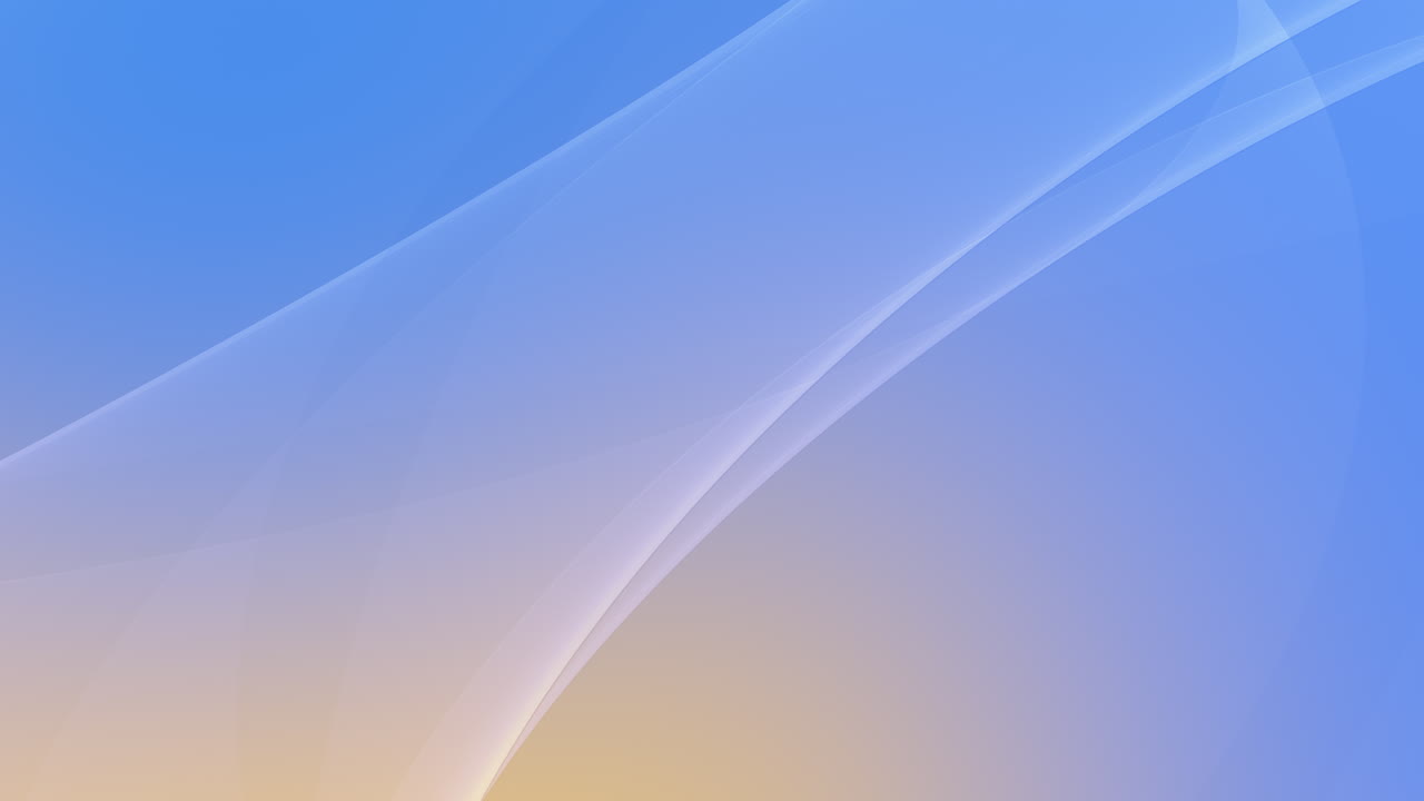 밝은 파란색 배경에 추상적인 파란색과 노란색 회전 패턴