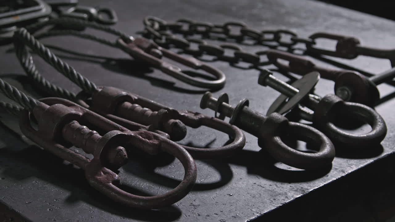 Forged Iron Items on Table