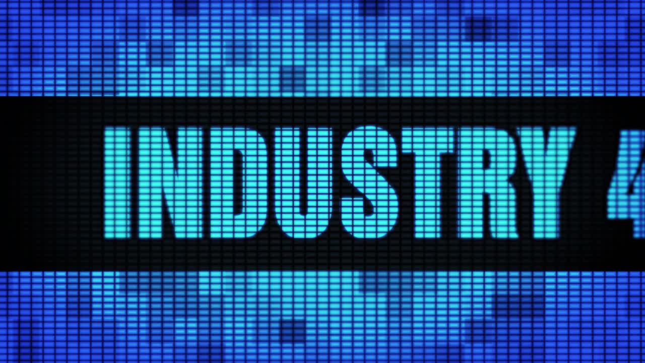 Industry 4.0 on a digital display