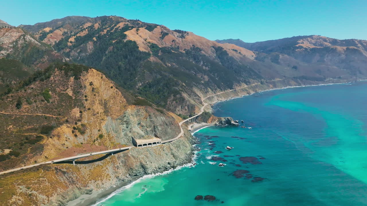 Stunning Big Sur Coastline and Highway