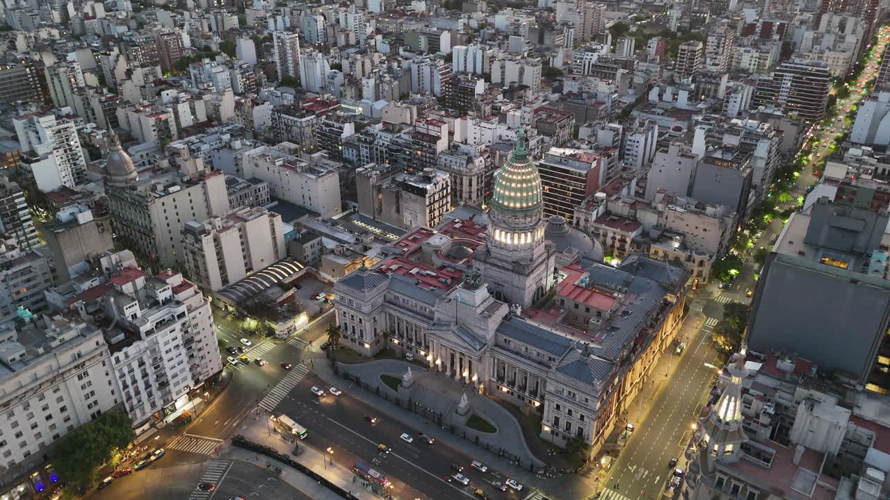 Circular Aerial View Argentine National Congress 5