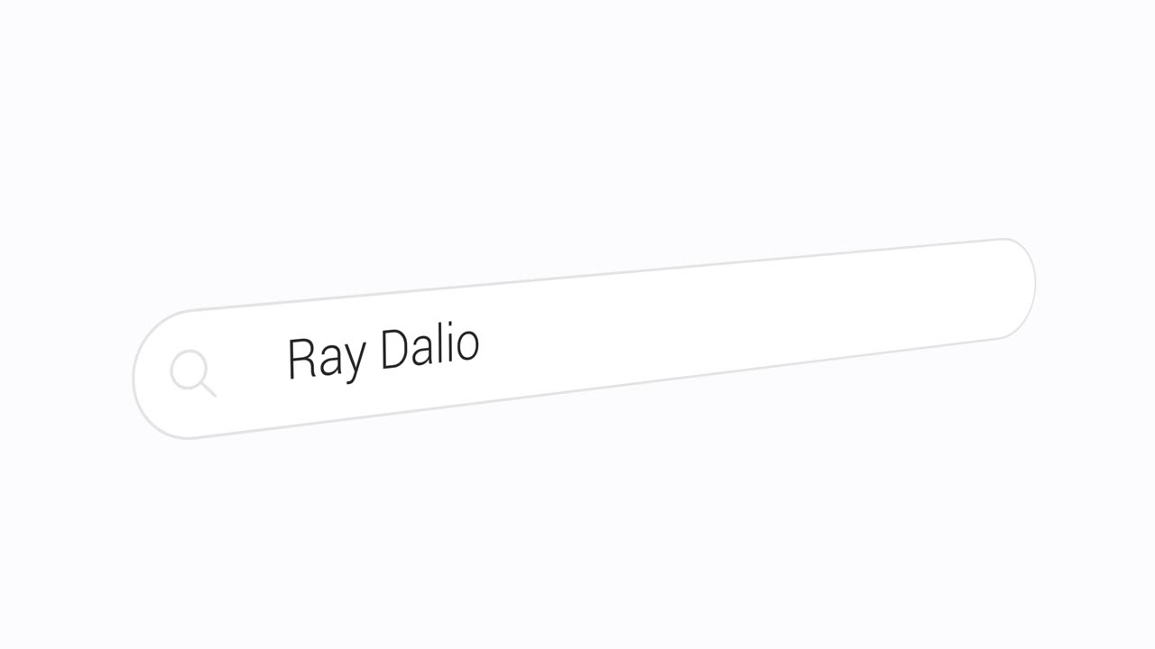 escribiendo ray dalio en el cuadro de búsqueda