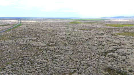 aerial views reveal an otherworldly landscape in iceland that resembles the moon’s surface.