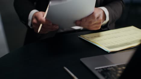 business meeting or review