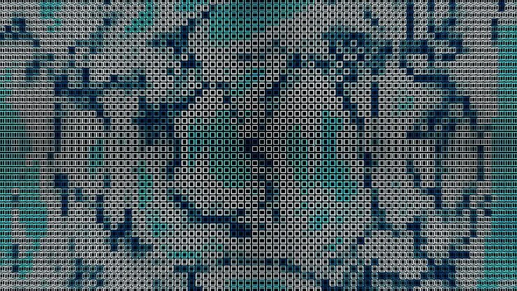 4K Abstract Visualization of Data Flow.
