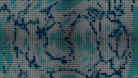 visualización abstracta del flujo de datos.