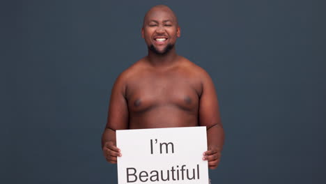 confianza, amor propio y orgullo con el hombre negro
