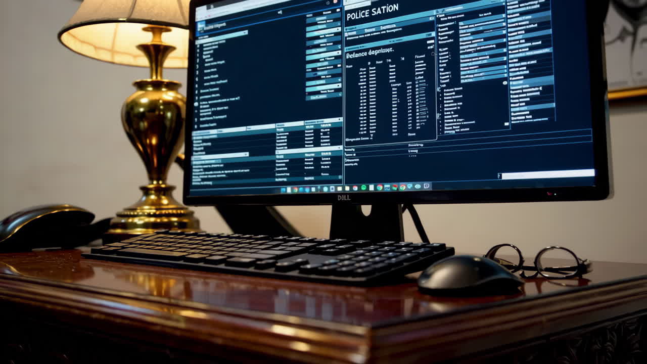 Historical Police Station Interior