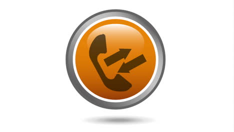 orange phone icon