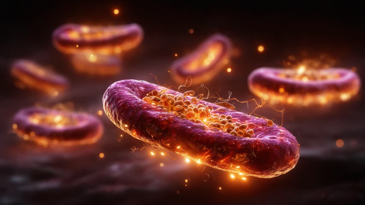 Stunning Visuals of Mitochondria: A Deep Dive into the Dynamic Structures of Cellular Energy Producers Emitting Radiant Energy in a Hypothetical Science Visualization