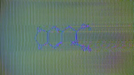 estructura de la molécula de mdma, efecto visual trippy, glitch, arte de glitch, fórmula química, éxtasis, imágenes de drogas de fiesta, molly vaporwave, textura glitchy analógica de la vieja escuela, anfetamina, signo de símbolo molecular