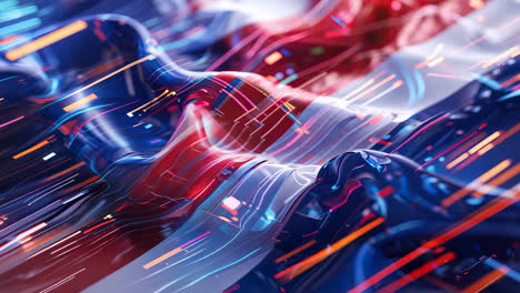 abstract digital data flow