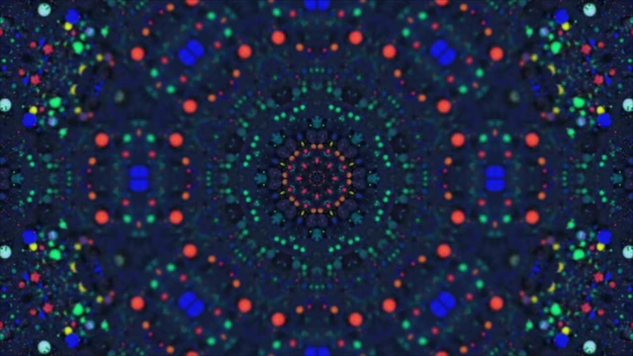 Sfondo astratto caleidoscopico frattale. Motivo frattale astratto geometrico simmetrico