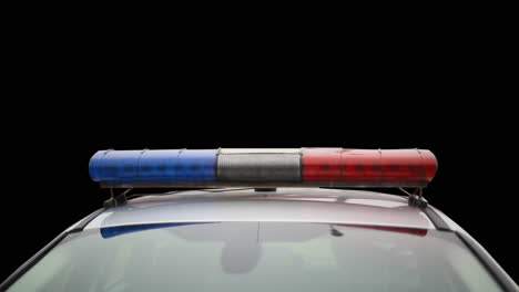 the police vehicles emergency light bar alerts the public during emergencies and enforcement