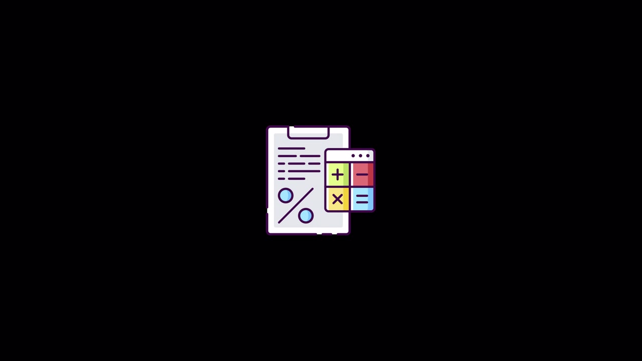 Calculate rate Icon animation
