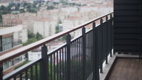 balcony with city view