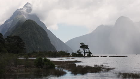 A-veil-of-mist-delicately-drapes-the-majestic-peaks-of-Milford-Sound