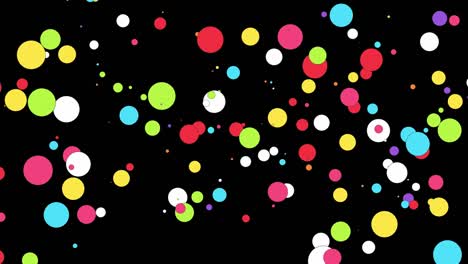 particle pop abstract effect background