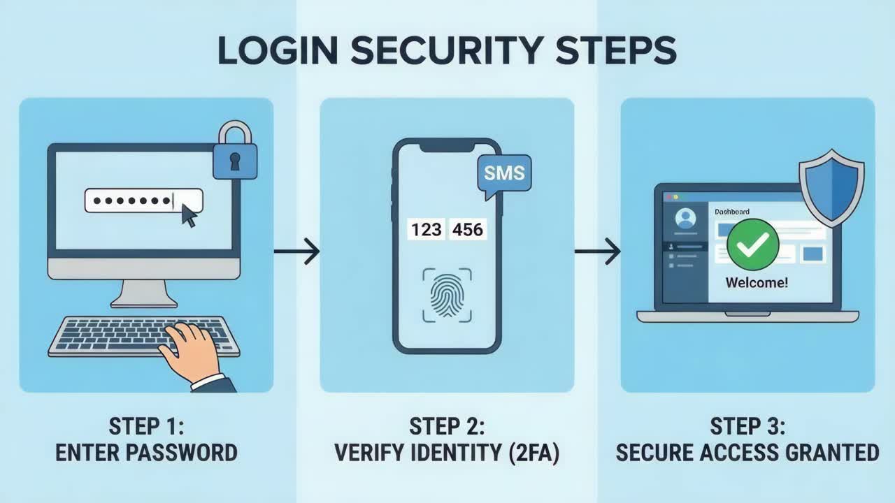 Login Security Steps