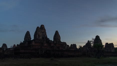 sunrise/sunset at angkor temples, cambodia