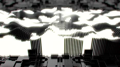 4k data blocks, blockchain concept.