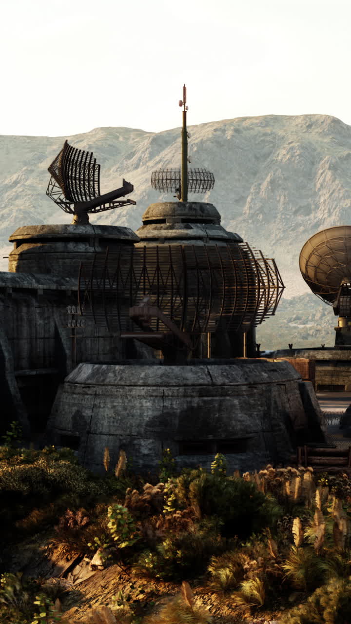 버려진 군사 기지, 황폐한 풍경