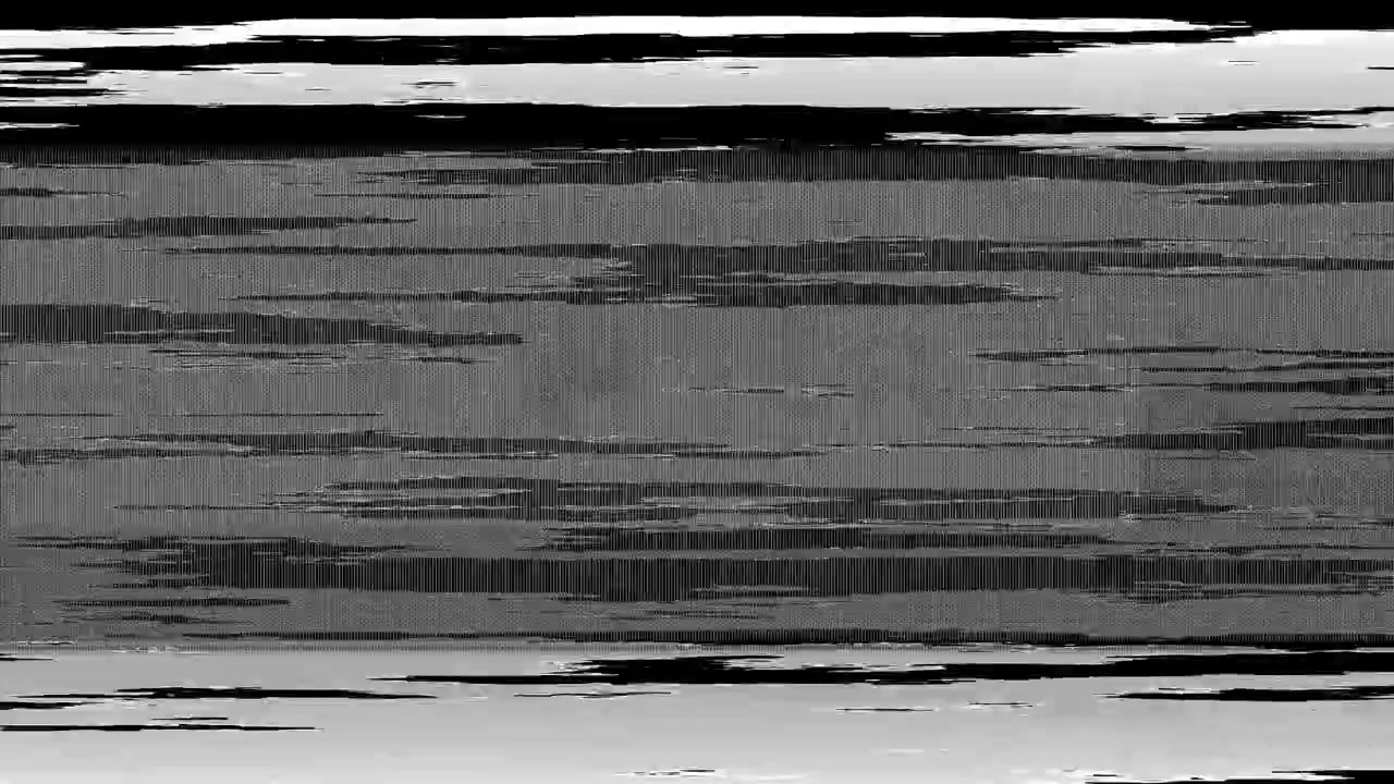 Efeito Glitch Digital e Interferência de Sinal