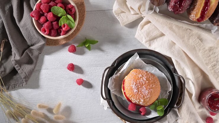 Pasta fritta portoghese con zucchero.