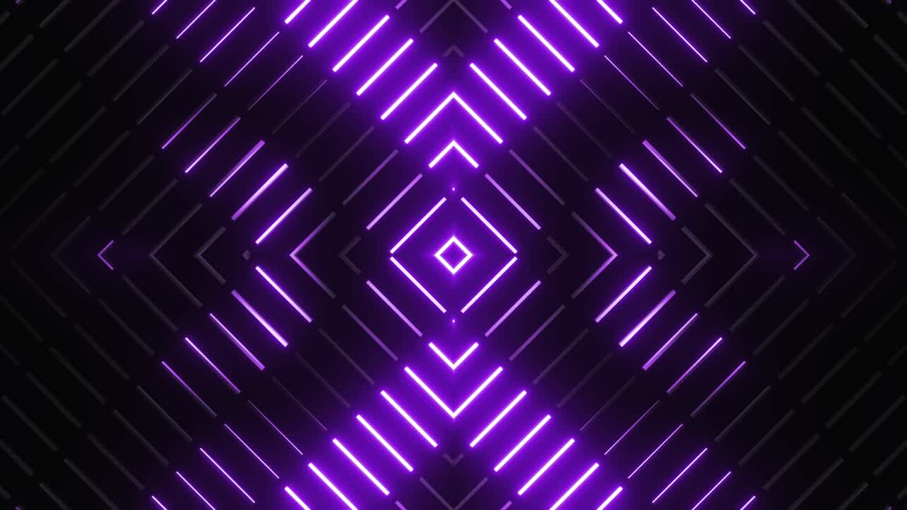 Motivo Geometrico Astratto Viola Neon
