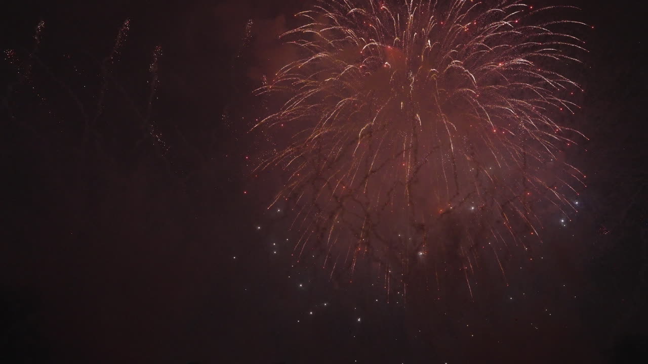 The grand finale  a stunning fireworks show lights the sky