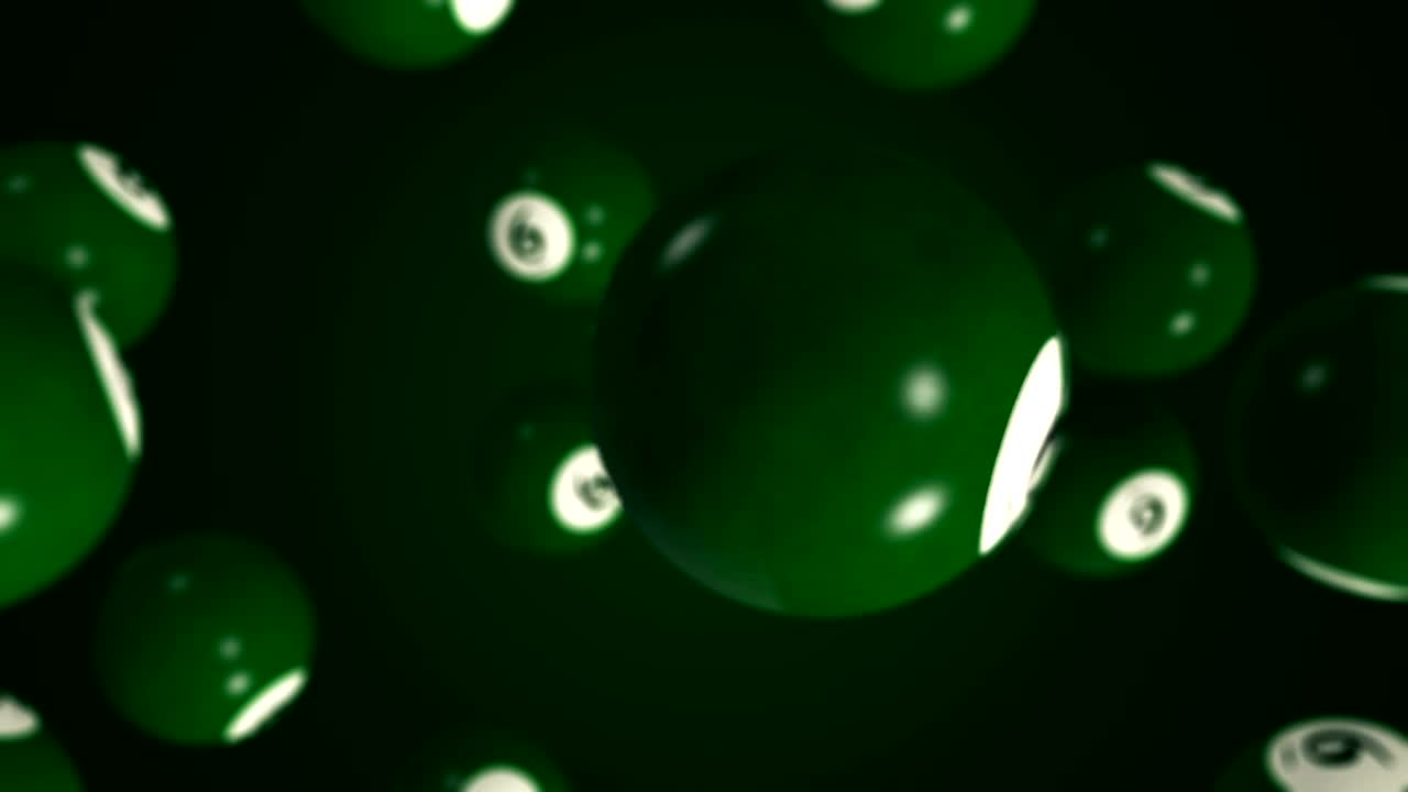 마 매트 알파 채널과 함께 회전하는 빌리어드 공 - 원활한 루프 - 스 비디오