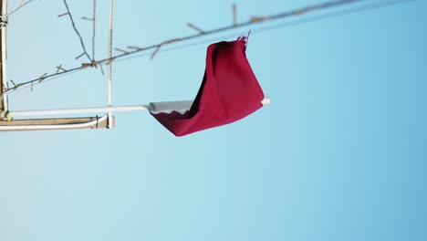 La bandera de Qatar
