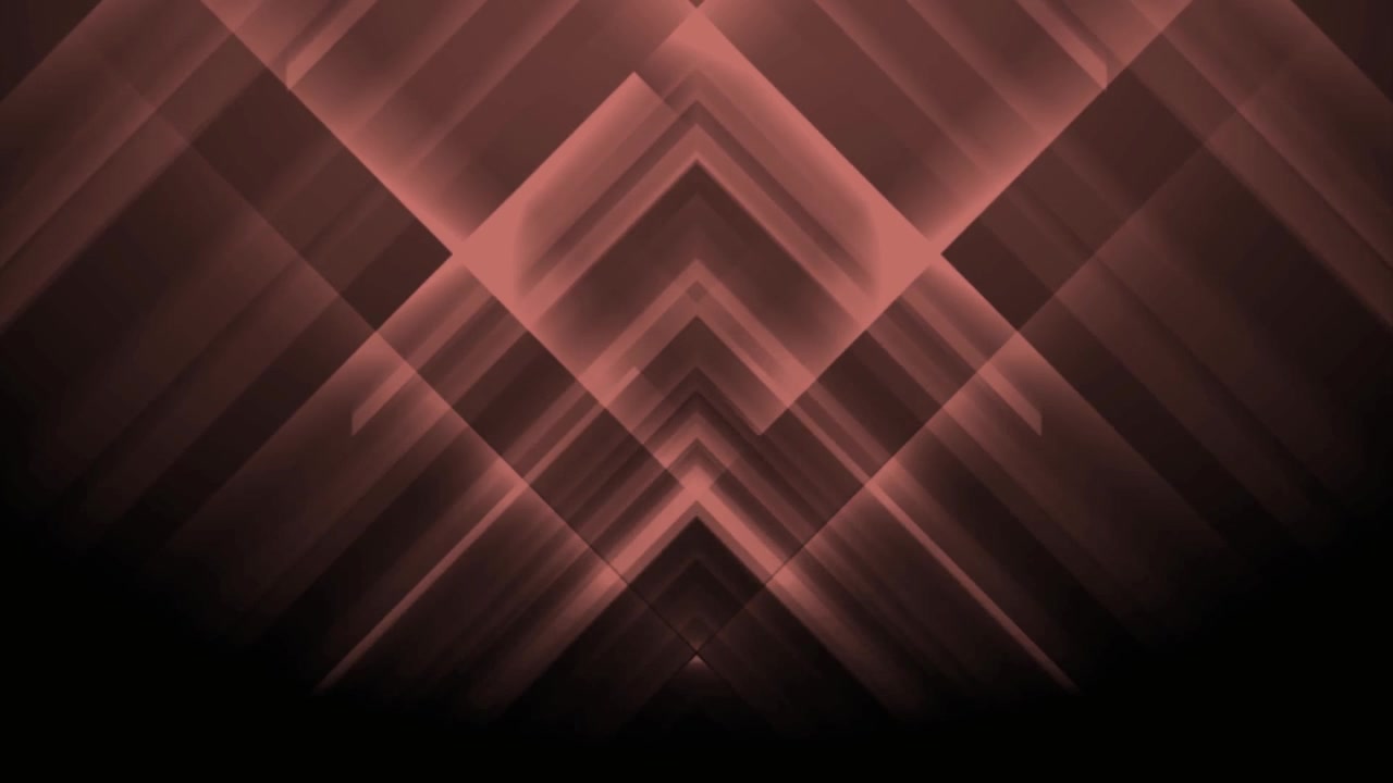 Dynamic Abstract Geometric Pattern with Glowing Red Lines