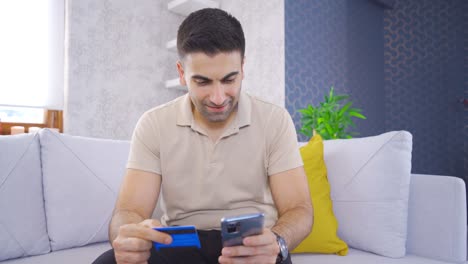 shopping with a credit card.