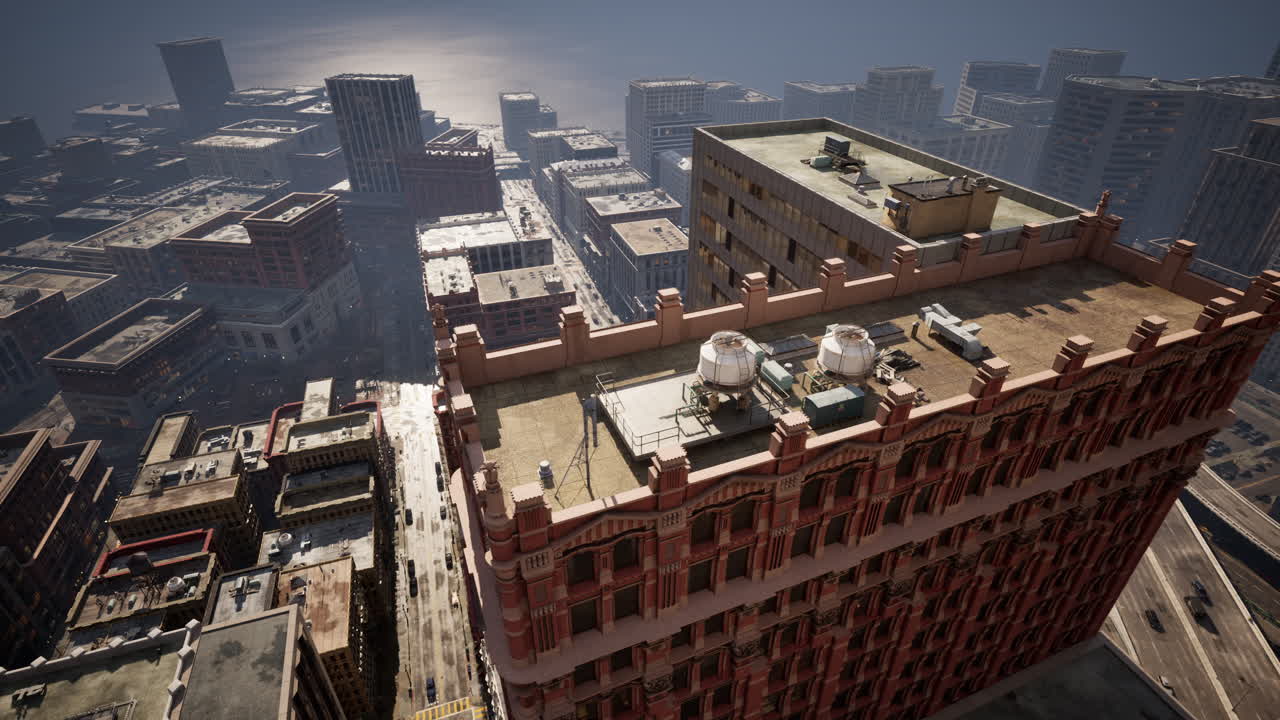 교차로 와 도로 와 집 들 을 가진 도시 의 공중 전망