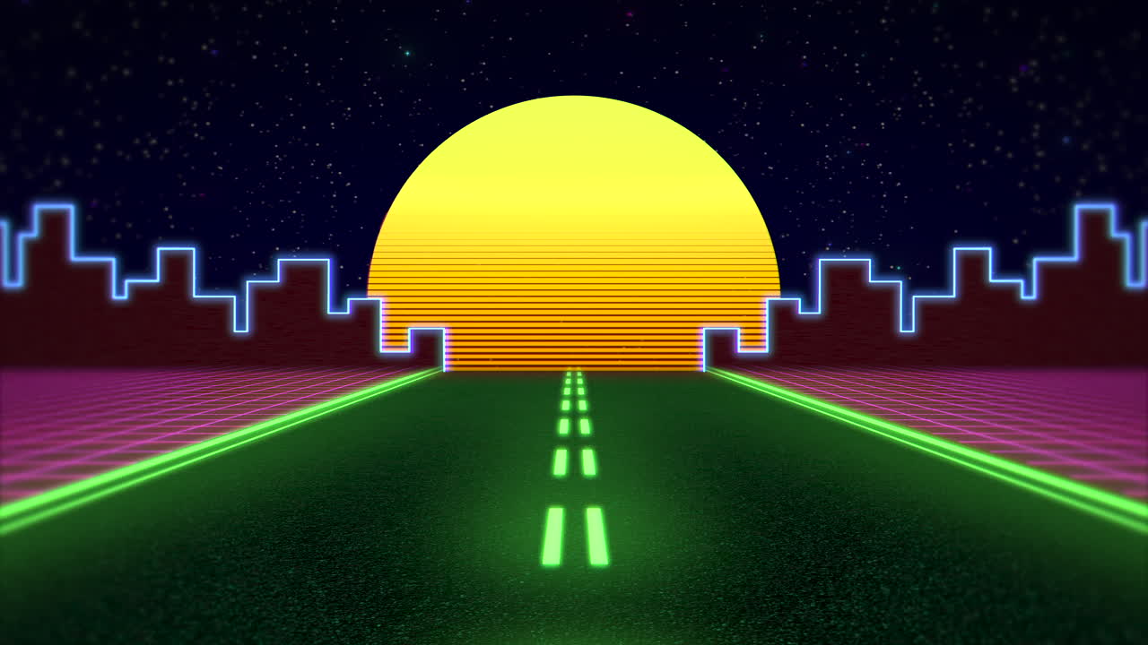 모션 복고풍 추상적 인 배경