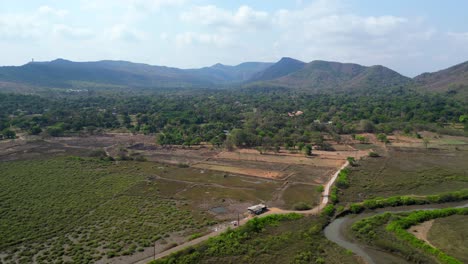 alibaug landscape bird eye view drone shot